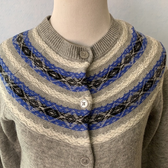 Talbots Long Sleeve Button Down Cardigan Sweater - Picture 3 of 13